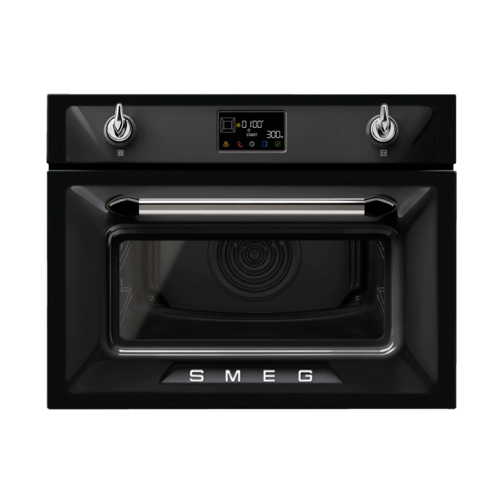 Комбинирана микровълнова за вграждане SMEG SO4902M1N, Серия Victoria, Платформа Galileo: Micro combi, (19356)