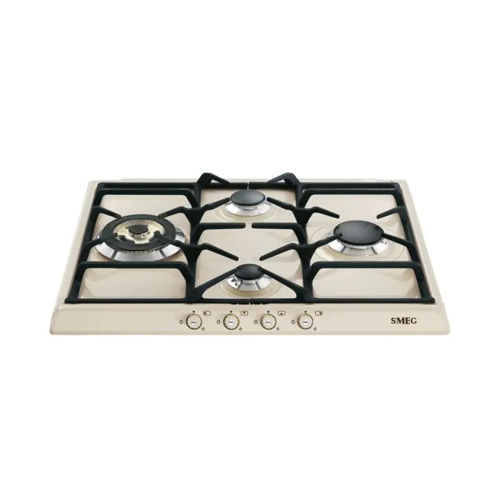 Газов плот SMEG SR764PO, Серия Cortina, 60 см, Крем, (19409)