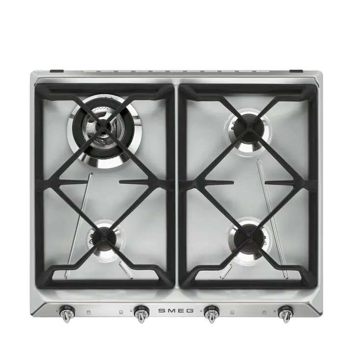 Газов плот SMEG SR964XGH, Серия Victoria, 60 см, Неръждаема стомана, (19408)