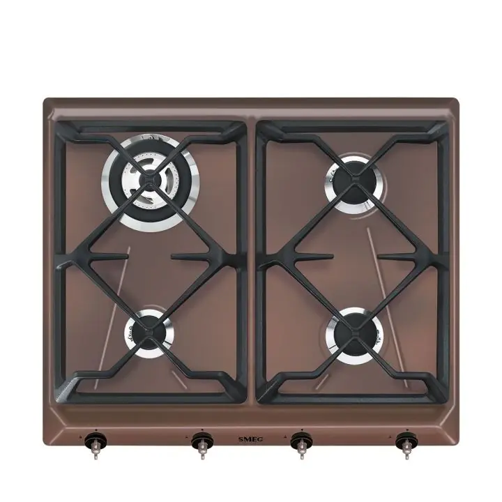 Газов плот SMEG SRV864RAGH, Серия Coloniale, 60 см, Мед, (19420)