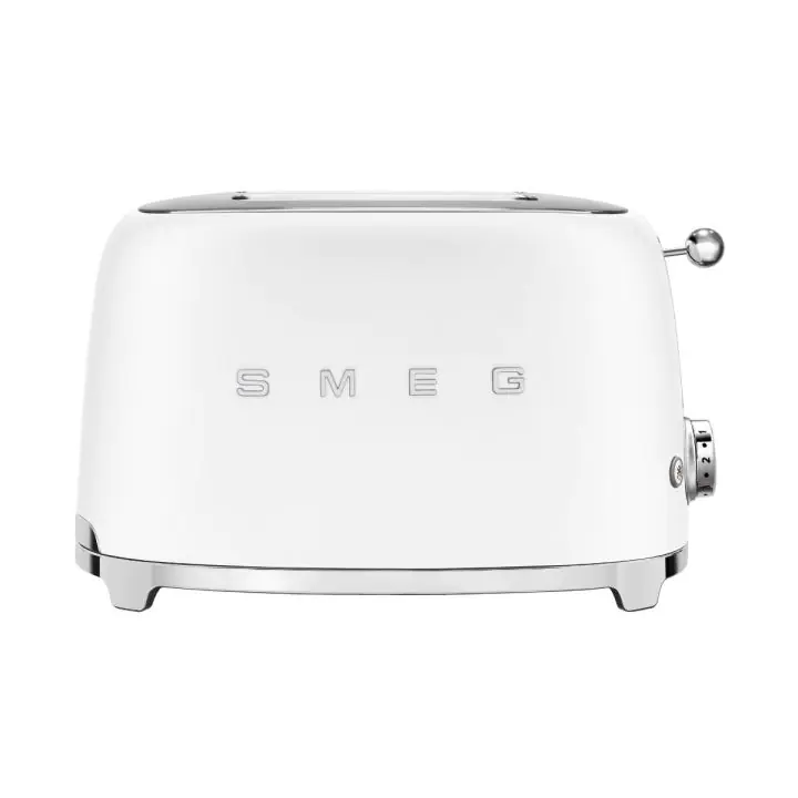Тостер SMEG TSF01WHMEU, 50s Style, 2 филии, 950W, (19894)