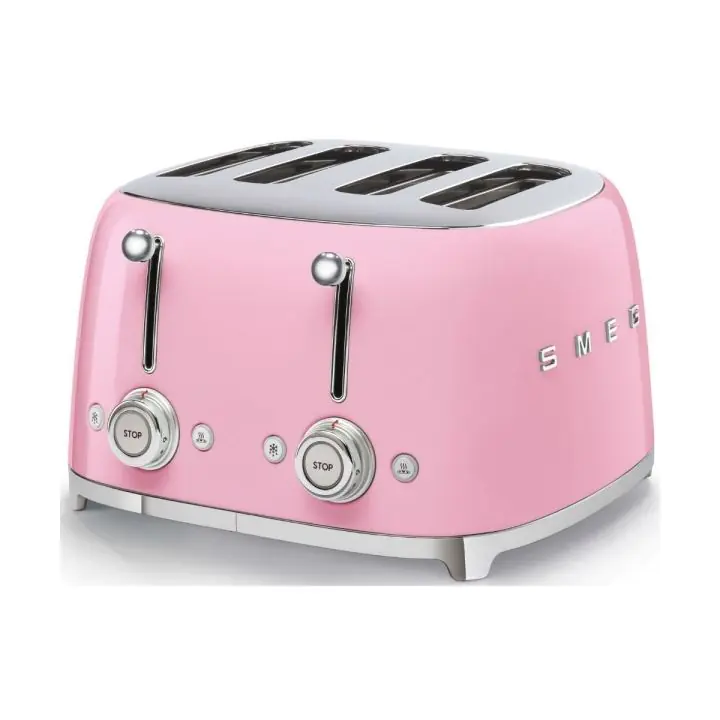 Тостер SMEG TSF03PKEU, 50s Style, 4x4, 4 филии, (19866)