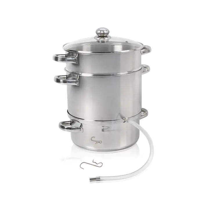 Соковарка SAPIR SP 1260 A26, 8 литра, Книжка с рецепти, Инокс, (18662)