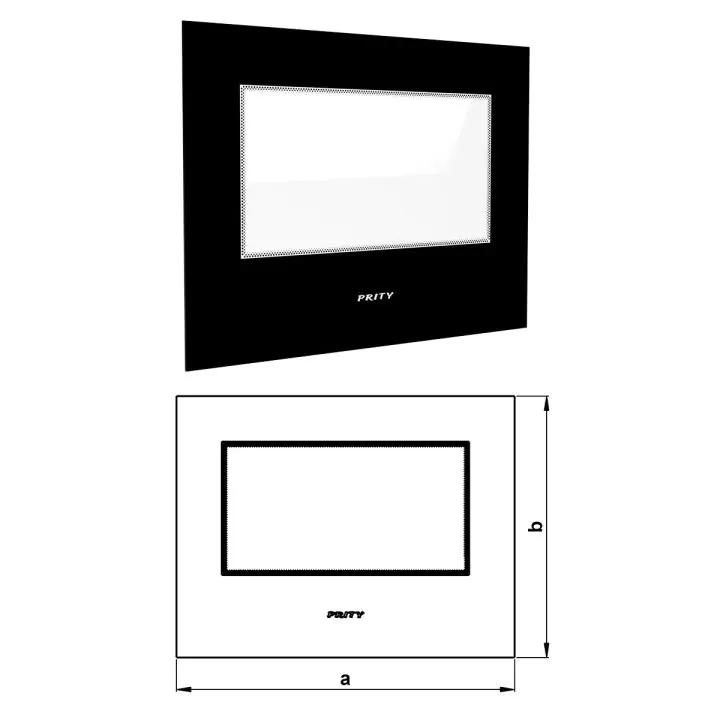Стъклокерамика с лого хоризонтална, (35940517)
