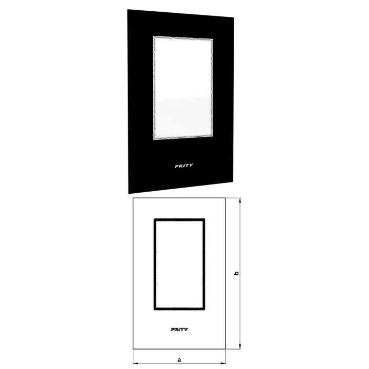 Стъклокерамика с лого вертикална, (35940516)