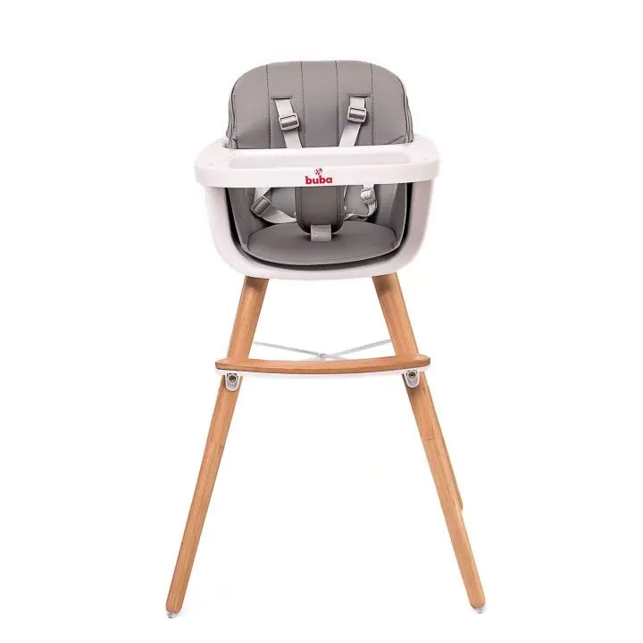 Столче за хранене Buba Carino, Сиво, (15362)