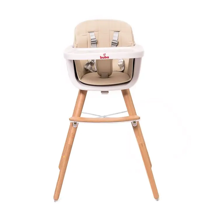 Столче за хранене Buba Carino, Слонова кост, (15461)