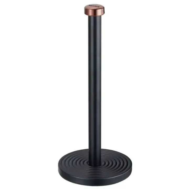 Стойка за кухненска хартия Klausberg KB 7715, Прахово покритие, 35.5 см, Черен, (20776)