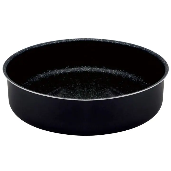 Тава за печене Oliver Voltz OV51222N34, 34 см, Мраморно покритие, Кръгла, Черен, (35922839)