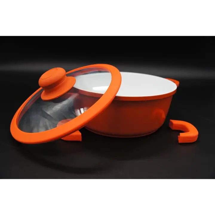 Тенджера Magicook MK-7840O, 24 cm, оранжева, (18000)