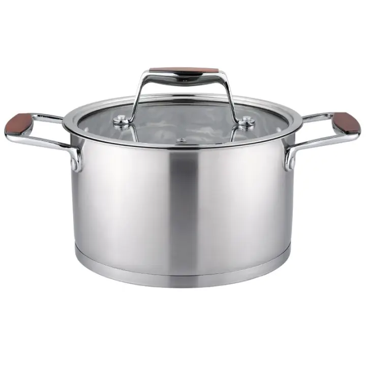 Тенджера Oliver Voltz OV51210P22 Berlin Premium Collection, 22 см, 4.7 л, Неръждаема стомана 18/10, Индукция, Инокс, (35932119)