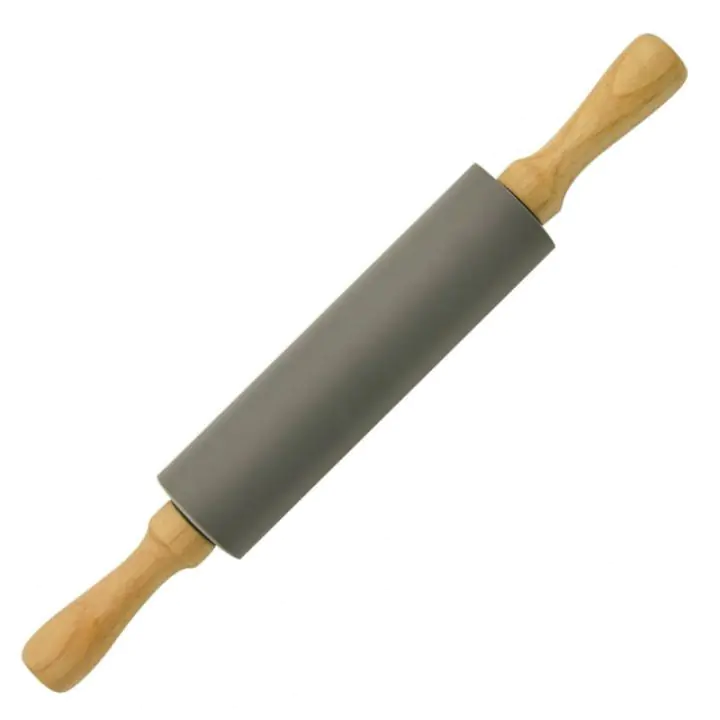 Точилка за тесто Kinghoff KH 1628, Силиконова, 39.5 см, Сив/кафяв, (9999KH1628)