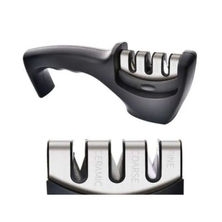 Точило за ножове Bohmann BH 02-703, 3 системи на заточване, Волфрамова стомана, Керамика, Черно, (35922511)