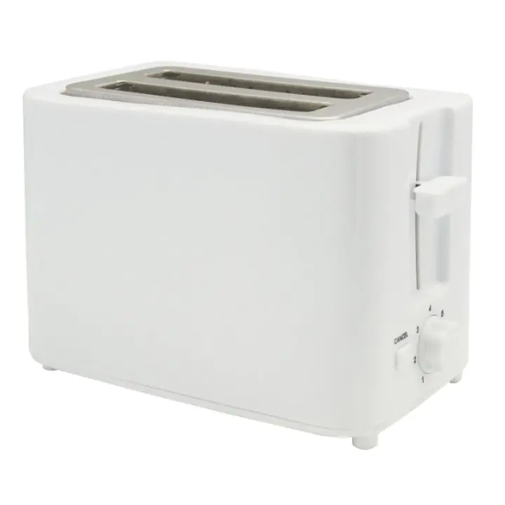 Тостер за хляб Elite CT-818R, 700W, 2 филии, Подвижна тава за трохи, Избор между 4 дизайна на изпичане, Бял, (35930875)