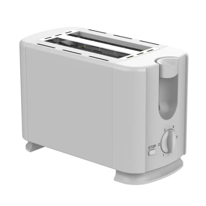 Тостер за хляб Rosberg R51440G, 700W, 2 филии, 6 нива, Ненагряваща се външна повърхност, Бял, (35932240)