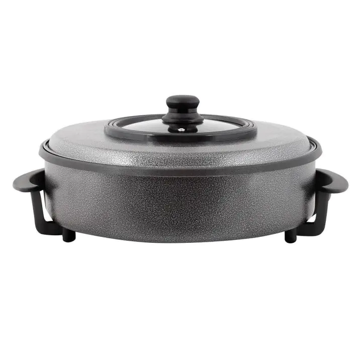 Електрически уред за пица FIRST FA-5109-2, 1500W, 5 температурни настройки, Сив, (16329)