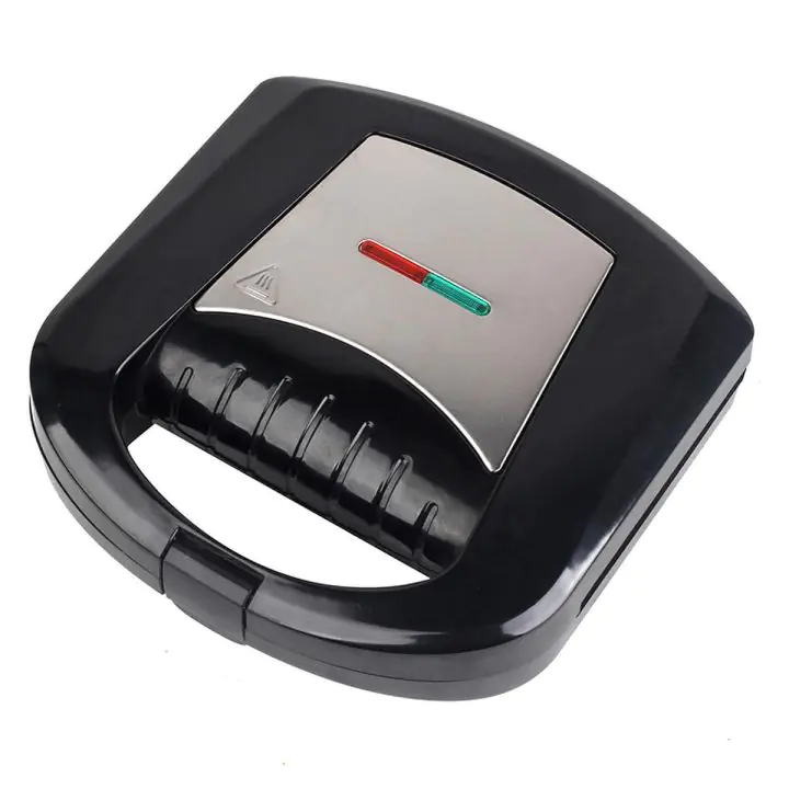 Уред за сандвичи ELITE ESM-1118, 800W, Термостат, Черен/Инокс, (22455)