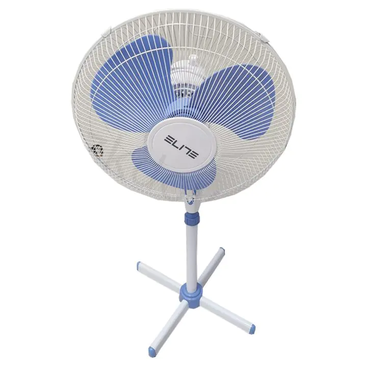 Вентилатор на стойка, ELITE EFS-2-1329, 16 инча, Бял, (15852)