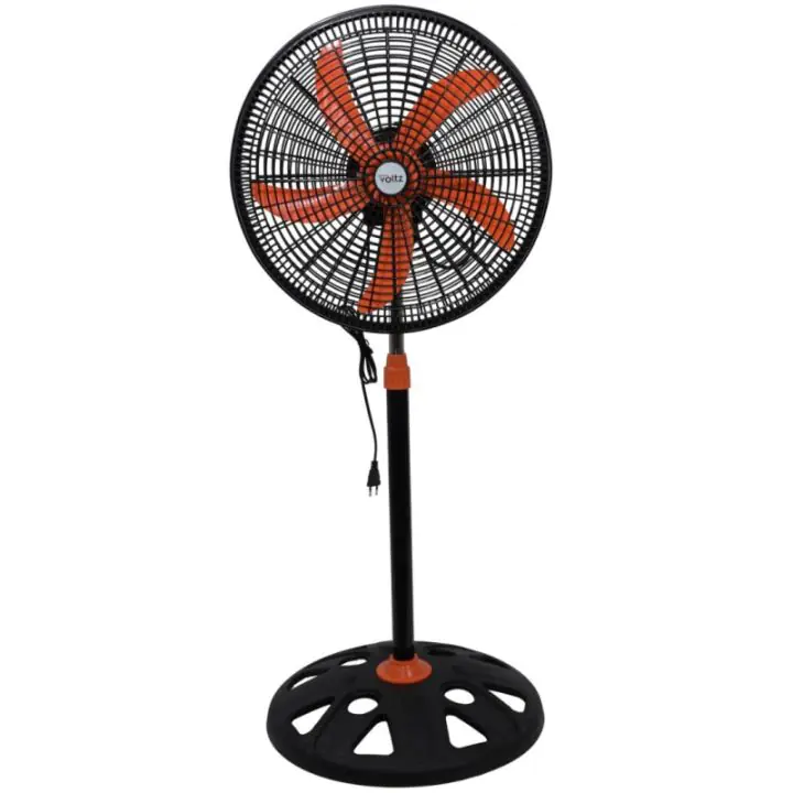 Вентилатор Oliver Voltz OV51760N18, 50W, 18, 3 скорости, Светлинен индикатор, Регулиране, Черен/оранжев, (35948536)