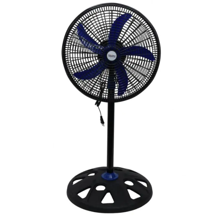 Вентилатор Oliver Voltz OV51760N18, 50W, 18, 3 скорости, Светлинен индикатор, Регулиране, Черен/син, (35948535)
