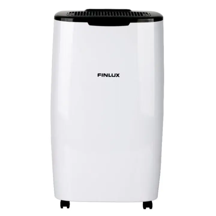 Влагоабсорбатор Finlux FDH-20E, 20л/24ч, 390W, 150 м3/ч, 3 л, 2 скорости, Карбонови прахов филтър, Бял/черен, (9999FDH20E)
