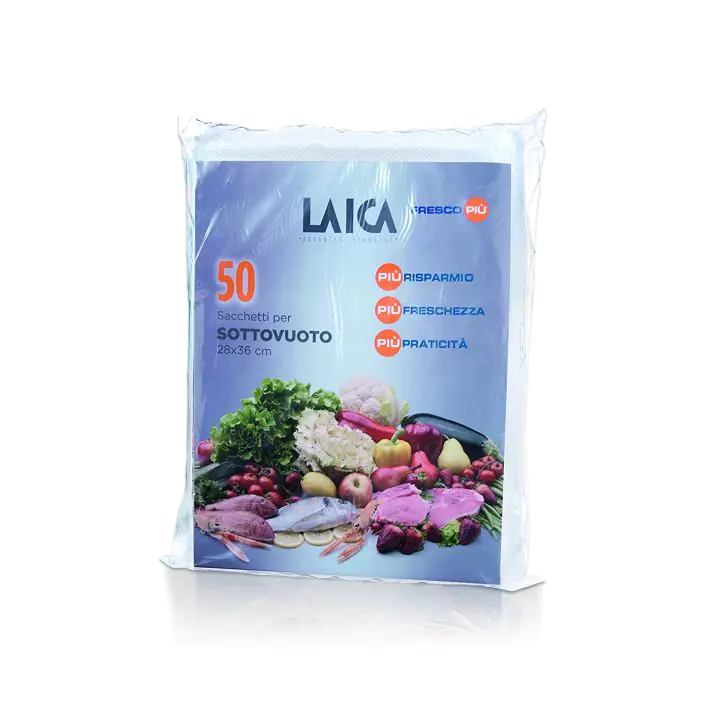 Гофрирани релефни пликове за вакуумиране Laica 28x36 см - 100 бр. 2xVT35002