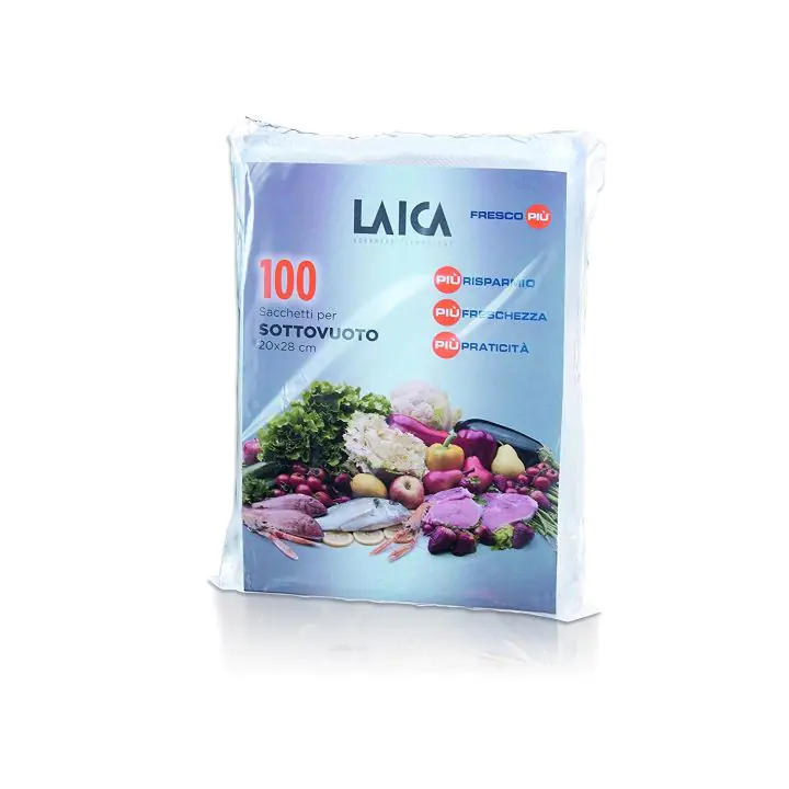 Гофрирани релефни пликове за вакуумиране Laica 20x28 см - 100 бр. VT35012