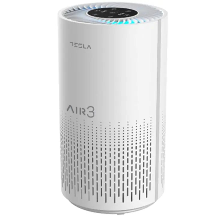 Пречиствател на въздух Tesla Тара Lite 3, 30W, HEPA филтър, Таймер, До 12 м2, Бял, (12667)