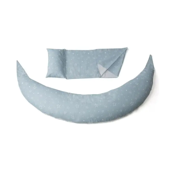 Възглавница за бременност и кърмене Nuvita DreamWizard 12в1, сиви звезди, (15025)