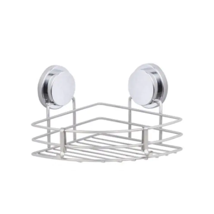 Ъглова етажерка за баня Metalife MGKB-715, 18х30 см, Хром, (20677)