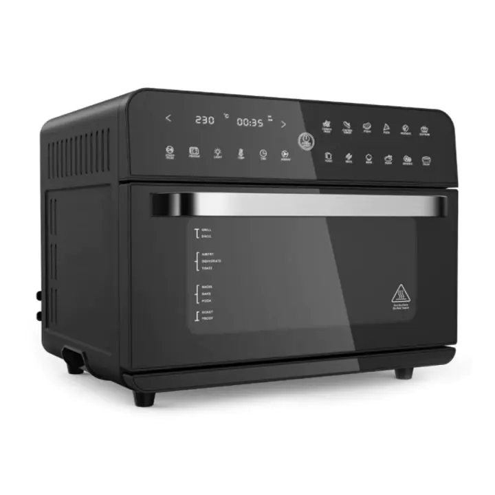 Мултифункционална фурна с горещ въздух ZEPHYR ZP 1441 V Deluxe, 25 литра, 1800W, 12 функции, Таймер, Черен, (18280)