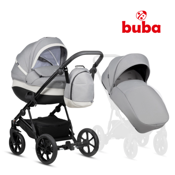 Buba ZAZA2 2в1 бебешка количка 625 Warm Grey, (35944404)