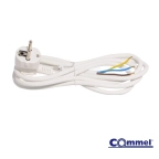 Кабел и щепсел COMMEL H055VV-F Г-образен 3x2 5mm2  2 метра, (35922781)