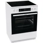 Готварска печка със стъклокерамичен плот Gorenje GECS6C70WPA, 71 литра, бял, (13679)