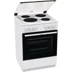 Готварска печка Gorenje GE6A40WB, 71 литра, стъклен капак, 8800W, бял, (13688)