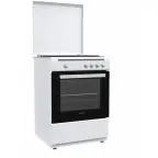 Газова готварска печка HEINNER HFSC-V60WH, 4 Горелки, Метален капак, Бял, (35922893)