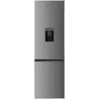 Хладилник с фризер HEINNER HC-HM260XWDE++, 260 L, Диспенсър за вода, Инокс, (20848)
