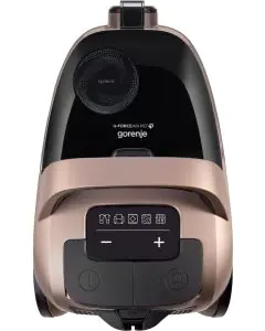 Прахосмукачка GORENJE VCE08GAPGOCY, Циклонена система, HEPA Филтър, Турбо четка, Черен/Кафяв, (21353)
