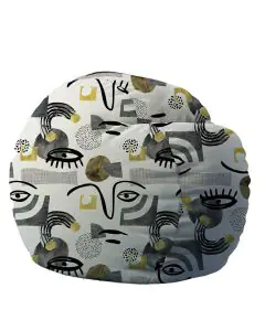 Барбарон, King Size, Face It, Перящ се калъф, Пълнеж с микс от мемори пяна и дунапрен, Принт, (16990)