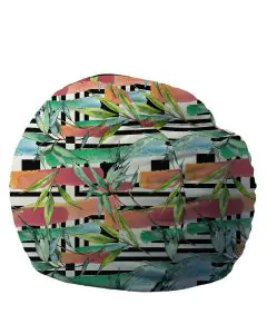 Барбарон 600л. King Size, Painted Leaves, Перящ се калъф, Пълнеж с микс от мемори пяна и дунапрен, Принт, (16979)