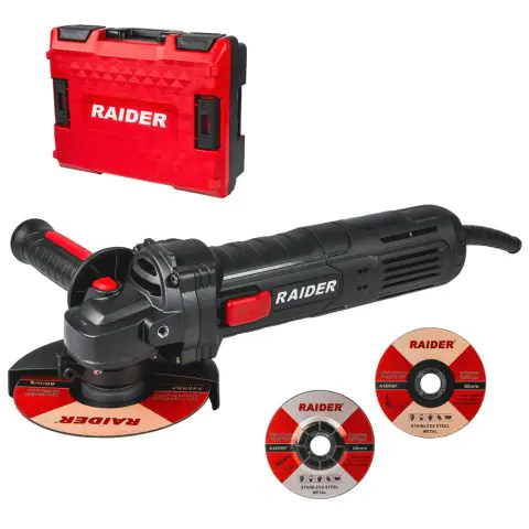 Ъглошлайф 125mm 900W LCD 2disc Red Case RDP-AG79 Black Ed., (35930802)