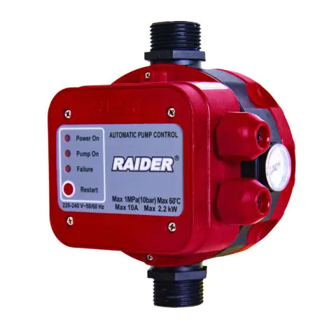 Пресостат електронен 2.2kW 1MPa 1" RAIDER RD-EPC02, (35924575)