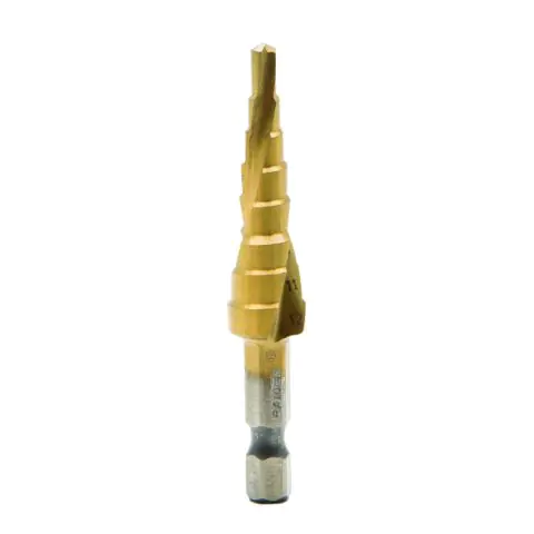 Свредло за ламарина стъп. HEX 1/4" ø4-12mm, (35925315)