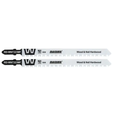 Нож за зеге BIM W&N 130mm 2-3mm 8-12TPI 2бр. RAIDER RD-WNT323MF, (35930317)