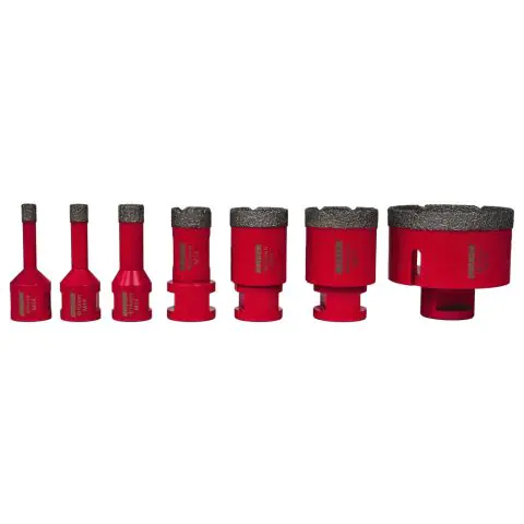 Боркорони Diamond Dry M14 Ø8-68mm AL Case Set , (35930358)