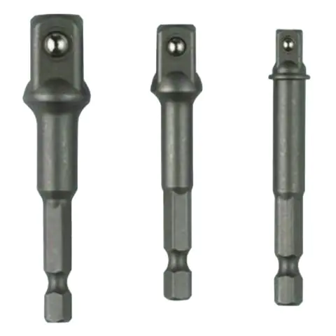 Адаптери от 1/4 HEX на 1/4 3/8 1/2 квадрат 3бр. RD, (35925680)