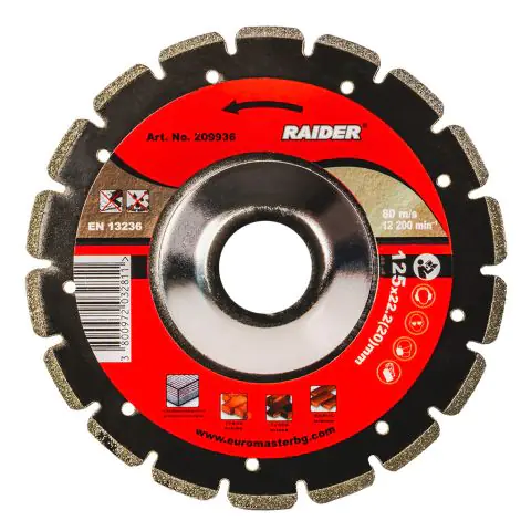 Диск диамантен за шлайфане 125x22.2mm Fine, (35930218)