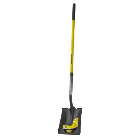 Лопата квадрат с педал и дръжка фибростъкло 1500mm Topmaster Professional, (35927982)