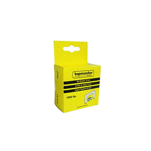 Скоби за такер 6mm / кутия 1000бр Topmaster Professional, (35928401)