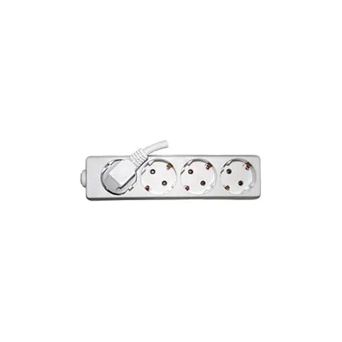 Разклонител 4 гнезда с кабел 3.0m х1.5mm2 MK, (35929341)